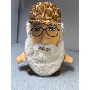 Duck Dynasty Uncle Si Talking Plush Doll 11" Beard Lights Up Funny ZZ Top Theme